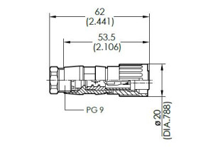 Female Plug; 4 Pin; Solder; Silver; 6-8mm; IP40